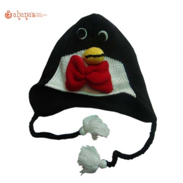 Woolen Animal Hat - Winter Hat - Children Hat - Knitted Hat - Woolen Funny Hat - Hand Knitted in Nepal - AN-018