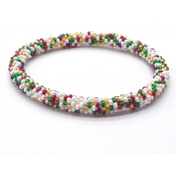 Glass Beads Bracelets - Fashion Bracelets - Beaded Bracelets - Crochet Seed Bracelets - Jewelry - SA-32