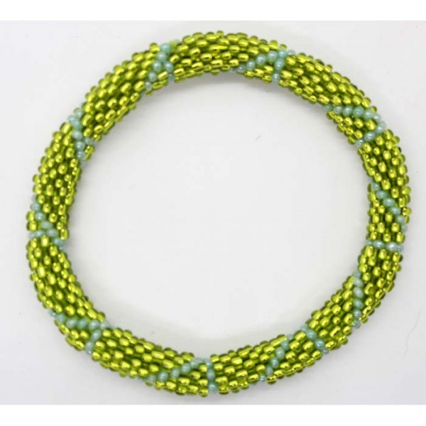 Beaded Crochet Bracelets | Seed Bead Bracelet | Colorful Glass Bead Bangle | Nepali Bracelet For Women | Unisex Stacking Bracelets