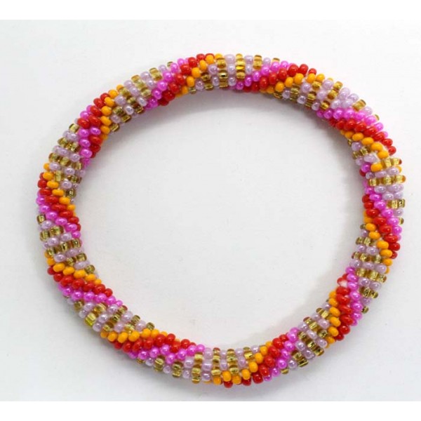 Ahana's Beads Bracelets - Glass Beaded Nepal Bracelets - Women Bracelets - Jewelry - BD-144