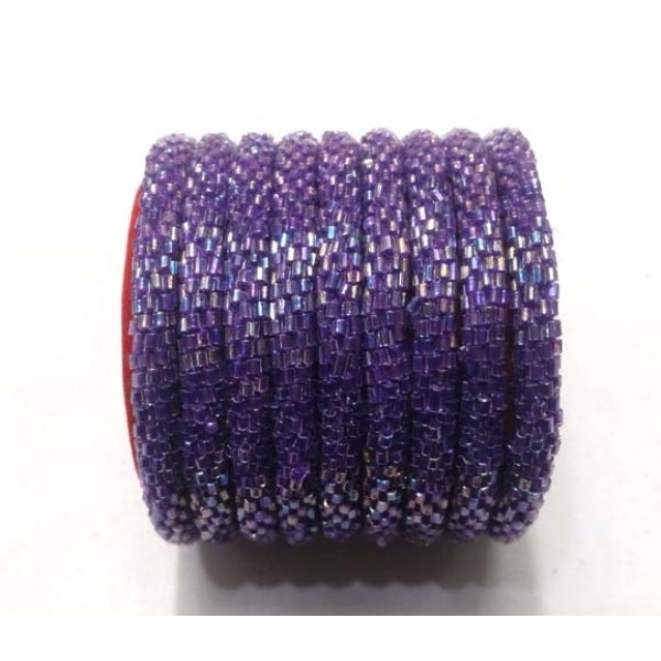 Ahana's Beads Bracelets - Fashion Bracelets - Women Bracelets - Purple Color - N-019
