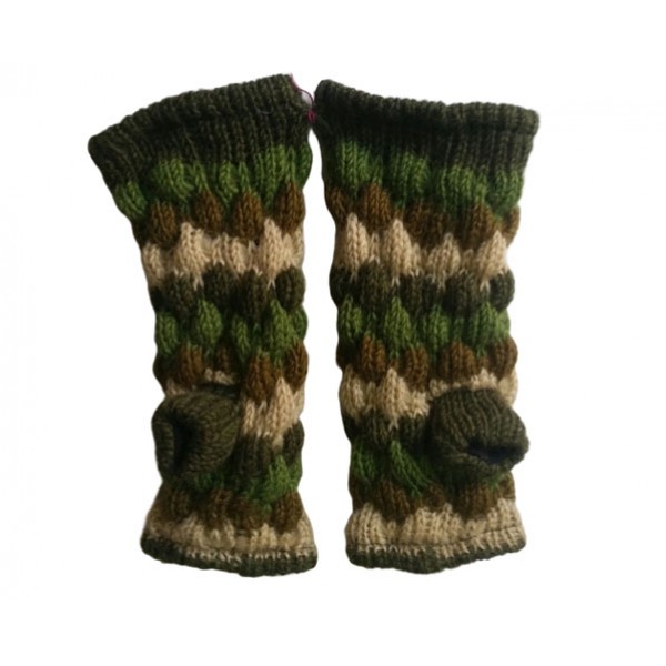 Woolen Hand Warmer - Knitted Warmer - Made in Nepal
